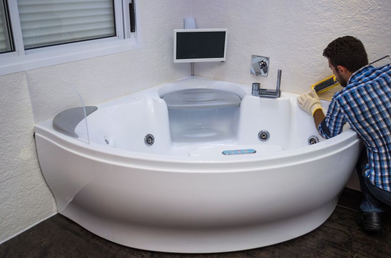 Professional Installing Bathtub